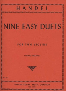 International Music Company Handel: Easy Duets (2 violins) IMC