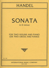 International Music Company Handel, G.F.Sonata in D Minor (2 Violins & Piano)