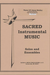 Burckart, E.: Name of Jesus Medley (violin & piano)