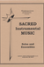Burckart, E.: Wondrous Cross (violin & piano)