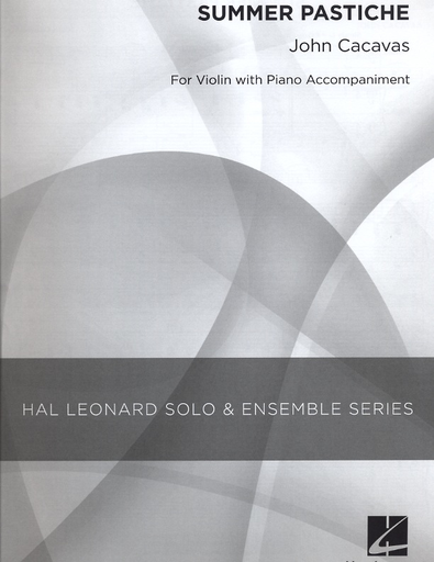 HAL LEONARD Cacavas, John: Summer Pastiche (violin & piano)