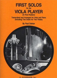 HAL LEONARD Doktor, Paul: First Solos for the Viola Player (viola & piano)
