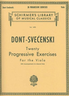 HAL LEONARD Dont, J: 20 Progressive Exercises for the Viola (with 2nd viola accompaniment)