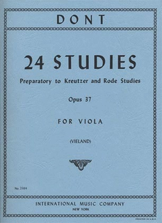 International Music Company Dont, j (Vieland): 24 Studies Op.37 (Viola)