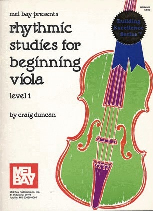 Duncan, Craig: Rhythmic Studies for Beginning Viola