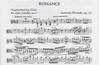 Dvorak (Arnold): Romance (viola & piano)