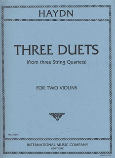 International Music Company Haydn, F.J.: Three Duets from Three String Quartets (2 violins)