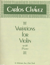 HAL LEONARD Chavez, Carlos: Variations for Violin (violin & piano)