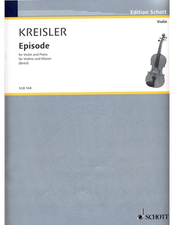 HAL LEONARD Kreisler, Fritz: Episode (violin & piano)