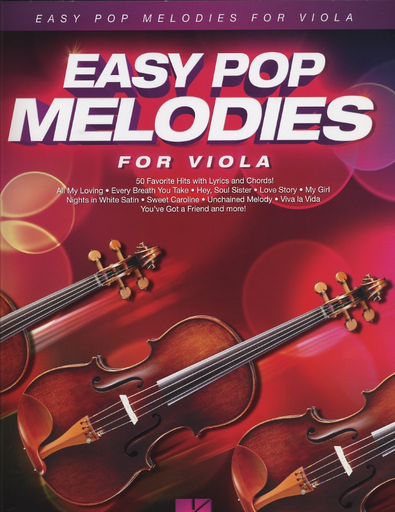 HAL LEONARD Easy Pop Melodies (Viola)