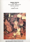 LudwigMasters Faure, Gabriel: Three Pieces-Berceuse, Pavane, Apres un Reve (viola & piano)