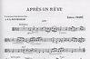 LudwigMasters Faure, Gabriel: Three Pieces-Berceuse, Pavane, Apres un Reve (viola & piano)
