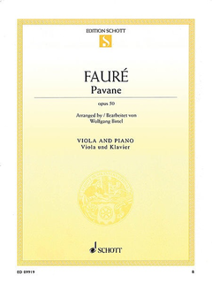 HAL LEONARD Faure, Gabriel (Birtel): Pavane Op. 50 (viola & piano)
