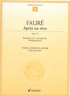 HAL LEONARD Faure, Gabriel (Birtel): Apres un reve Op. 7/1