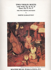 LudwigMasters Kabalevsky, Dmitri: Duets (2 violins & piano)