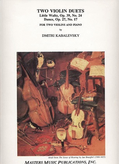 LudwigMasters Kabalevsky, Dmitri: Duets (2 violins & piano)
