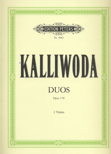 Kalliwoda,  Johan: 3 Easy Violin Duets Op. 178 (2 violins)