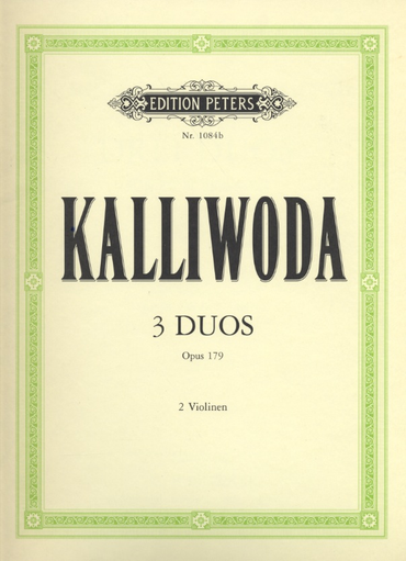 Kalliwoda, Johan: Violin Duos, Op. 179 (2 violins)