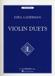 HAL LEONARD Laderman, Ezra: Violin Duets (2 violins)