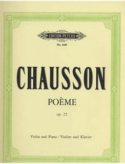 C.F. Peters Chausson, Ernest: Poeme Op.25 (violin & piano)