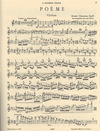 C.F. Peters Chausson, Ernest: Poeme Op.25 (violin & piano)