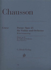 HAL LEONARD Chausson (Jost, ed.), E.: Poeme, Op.25, urtext (violin & piano)