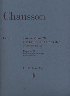 HAL LEONARD Chausson (Jost, ed.), E.: Poeme, Op.25, urtext (violin & piano)