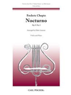 Carl Fischer Chopin, Frederic (Sarasate): Nocturno / Nocturne Op. 9 #2