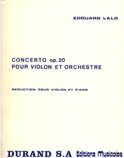 HAL LEONARD Lalo: Concerto, Op.20 (violin & piano reduction)