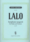 Lalo, Edouard: Symphonie Espagnole Op.21 (violin & piano)