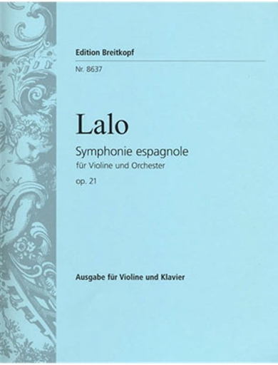 Lalo, Edouard: Symphonie Espagnole Op.21 urtext (violin & piano)