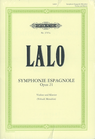 Lalo (Menuhin): Symphonie Espagnole, Op.21 (violin & piano)