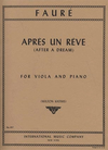 International Music Company Faure, Gabriel: After Dream (viola & piano)