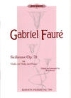 C.F. Peters Faure, Gabriel: Sicilienne Op.78 (viola & piano) PETERS