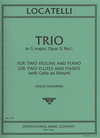 International Music Company Locatelli, Pietro: Trio in G major Op.3#1 (2 violins & piano, Cello ad lib)