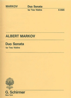 HAL LEONARD Markov, Albert: Duo Sonata for Two Violins