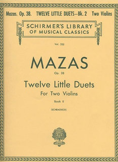 HAL LEONARD Mazas, F. (Schradieck): Twelve Little Duets Op.38 Bk.2 (2 violins)