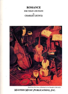 LudwigMasters Lecocq, Charles: Romance (violin & piano)