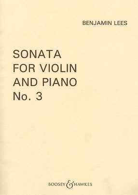 HAL LEONARD Lees, B.: Violin Sonata, No. 3 (violin & piano)