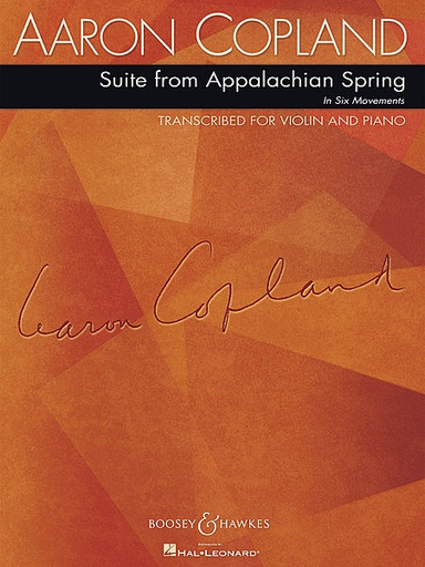 HAL LEONARD Copland, Aaron: Suite from Appalachian Spring in  6 movements (violin & piano)