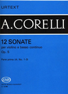 HAL LEONARD Corelli, Arcangelo: Violin Sonatas Op.5 #1-3 (violin & cello basso continuo)