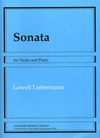 Carl Fischer Lieberman, Lowell: Sonata (violin & piano)