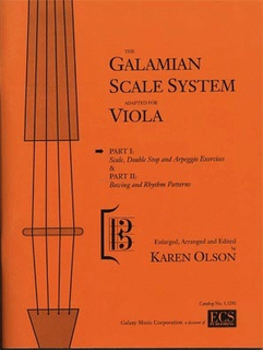 Galamian, Ivan (Olson): Scale System (viola)