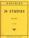 International Music Company Gavinies, Pierre: 24 Studies for Viola