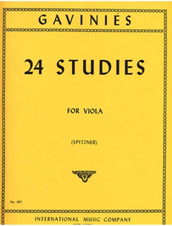 International Music Company Gavinies, Pierre: 24 Studies for Viola