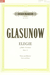 C.F. Peters Glazunov (Glasunow): Elegie (Elegy) Op. 44 in g minor (viola & piano)