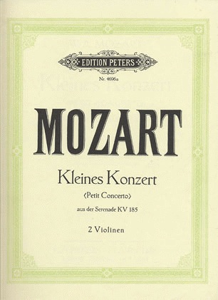 Mozart, W.A.: Kleines Konzert K.185 (2 violins)