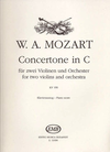 HAL LEONARD Mozart, W.A. (Halasz): Concertone in c (2 Violins & Piano)