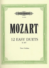 C.F. Peters Mozart, W.A.: 12 Easy Duets K.487 (2 violins)