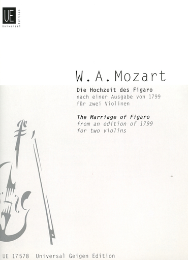 Carl Fischer Mozart, W.A. (Kovacic): The Marriage of Figaro (2 violins) Universal Edition